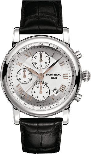 Montblanc Star Roman Chronograph GMT Automatic Silver
