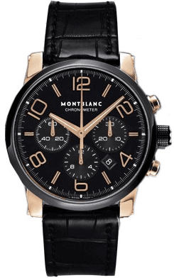 Montblanc TimeWalker Chronograph Automatic Red Gold Ceramic Black