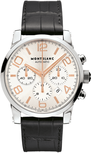 Montblanc Timewalker Chronograph Automatic Silver / Red Gold Numerals