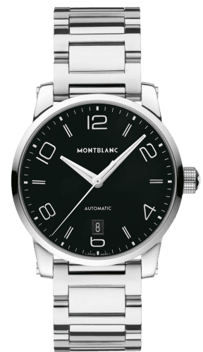 Montblanc TimeWalker Date Automatic 39 Black / Bracelet