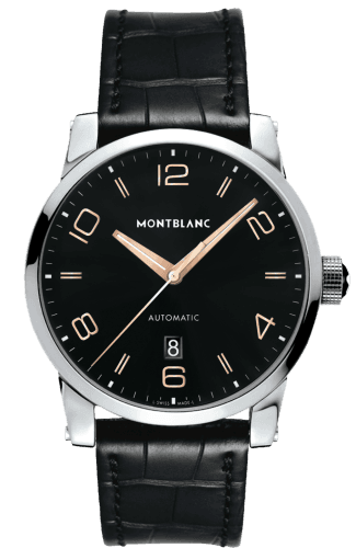 Montblanc TimeWalker Date Automatic 42 Black / Red Gold Numerals