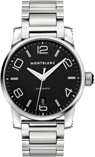 Montblanc TimeWalker Date Automatic 4810 39 Black / Bracelet