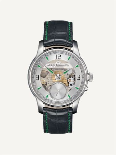Moritz Grossmann Atum Pure L Stainless Steel / Green