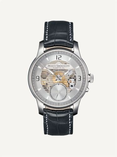 Moritz Grossmann Atum Pure L Stainless Steel / White