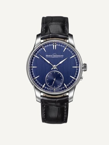 Moritz Grossmann Atum Pure Stainless Steel / Blue