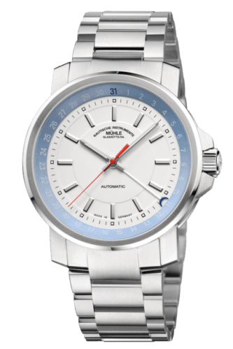Mühle Glashütte 29er Zeigerdatum White / Bracelet
