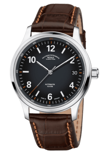 Mühle Glashütte Lunova Datum Black / Strap