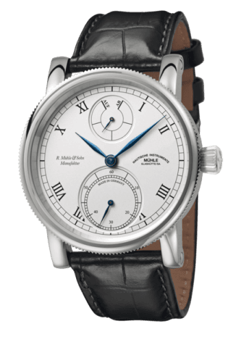 Mühle Glashütte Robert Mühle Auf/Ab Silver / Strap