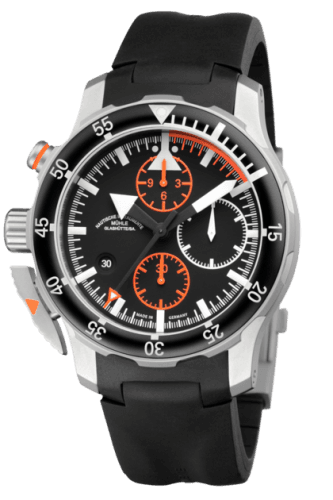 Mühle Glashütte S.A.R. Flieger Chronograph Black / Strap