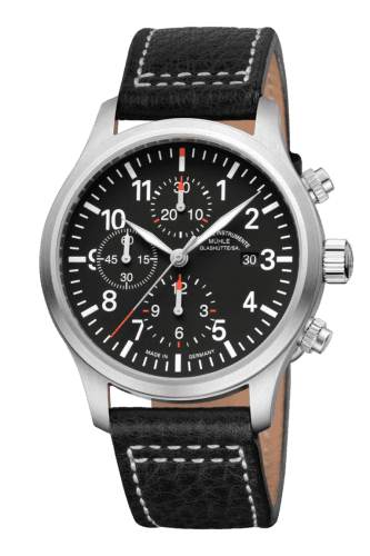 Mühle Glashütte Terrasport I Chronograph Black / Strap