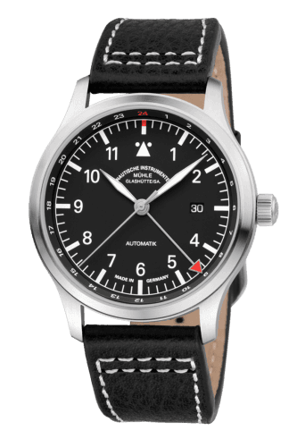 Mühle Glashütte Terrasport IV GMT Black / Strap