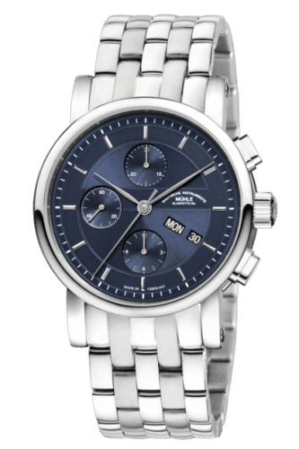 Mühle Glashütte Teutonia II Chronograph Blue / Bracelet