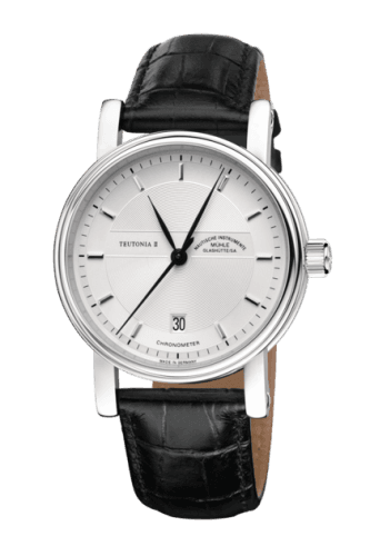Mühle Glashütte Teutonia II Chronometer Silver / Strap