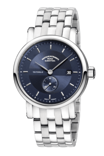 Mühle Glashütte Teutonia II Kleine Sekunde Blue / Bracelet