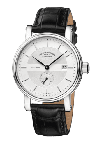 Mühle Glashütte Teutonia II Kleine Sekunde Silver / Strap