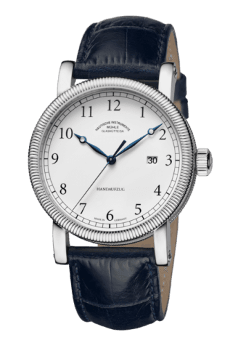 Mühle Glashütte Teutonia III Handaufzug White / Strap