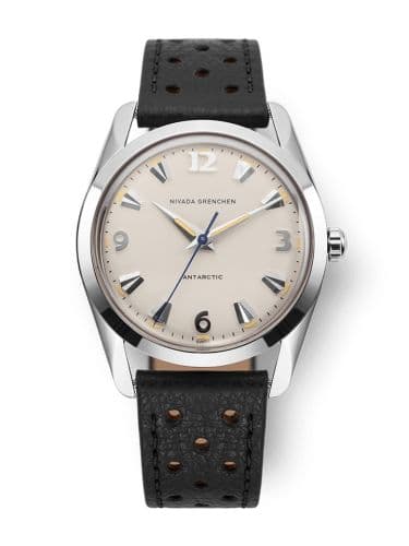 Nivada Grenchen Antarctic 35 Eggshell - Beige Luminova / Stainless Steel / Black Racing