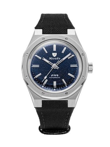 Nivada Grenchen F77 Stainless Steel / Aventurine / Velcro