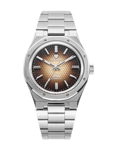 Nivada Grenchen F77 Stainless Steel / Brown Smoked / Bracelet