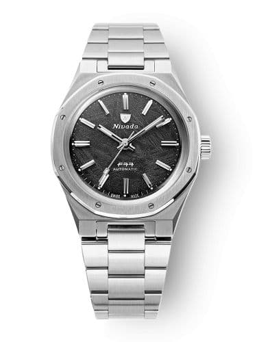 Nivada Grenchen F77 Stainless Steel / Meteorite / Bracelet