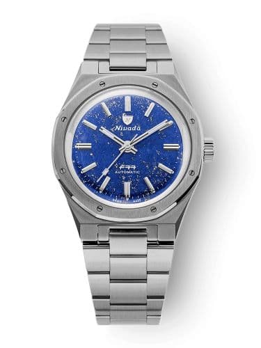 Nivada Grenchen F77 Titanium / Lapis Lazuli / Bracelet