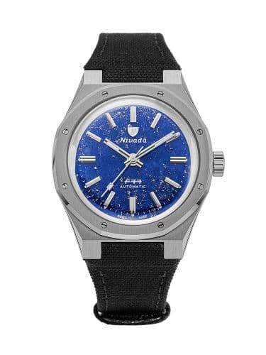 Nivada Grenchen F77 Titanium / Lapis Lazuli / Velcro