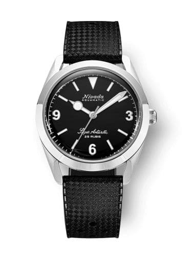 Nivada Grenchen Super Antarctic 3.6.9. Black - No Vintage Effect / Stainless Steel / Tropic