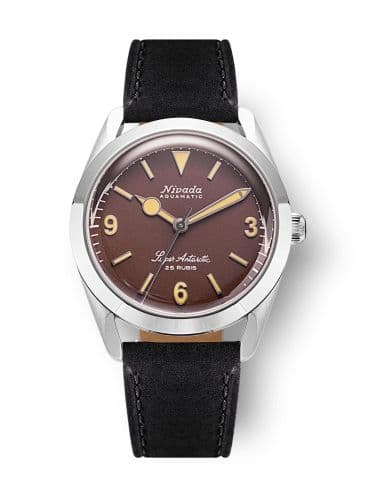 Nivada Grenchen Super Antarctic 3.6.9. Brown - Beige Luminous / Stainless Steel / Black