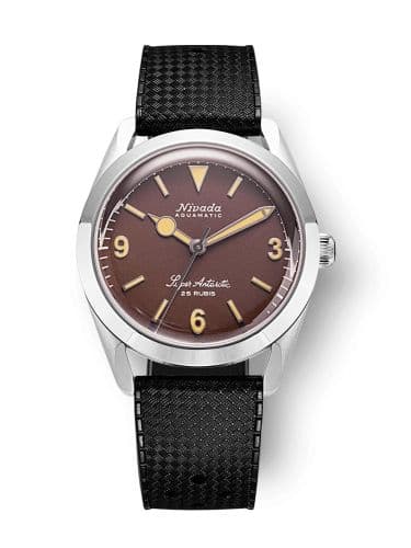 Nivada Grenchen Super Antarctic 3.6.9. Brown - Beige Luminous / Stainless Steel / Tropic