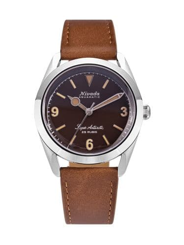 Nivada Grenchen Super Antarctic 3.6.9. Tropical / Stainless Steel / Brown