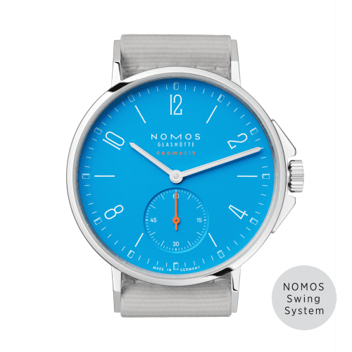Nomos Glashütte Ahoi Neomatik Signal Blue