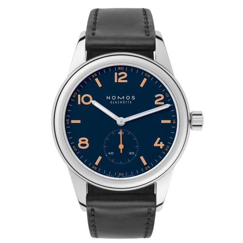 Nomos Glashütte Club 36 Ace Jewelers Blue