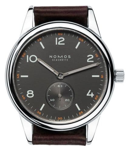Nomos Glashütte Club Automat Dunkel Glasboden