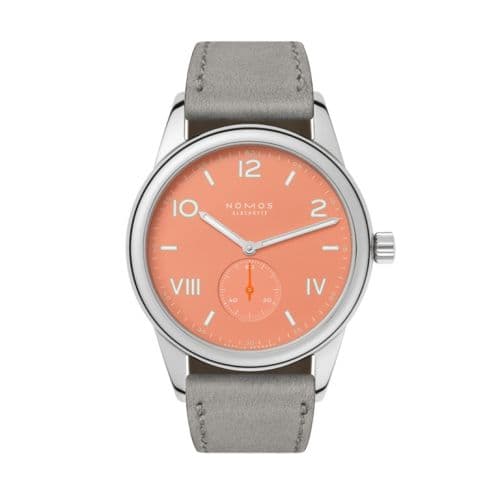 Nomos Glashütte Club Campus 38 Cream Coral / See-Through