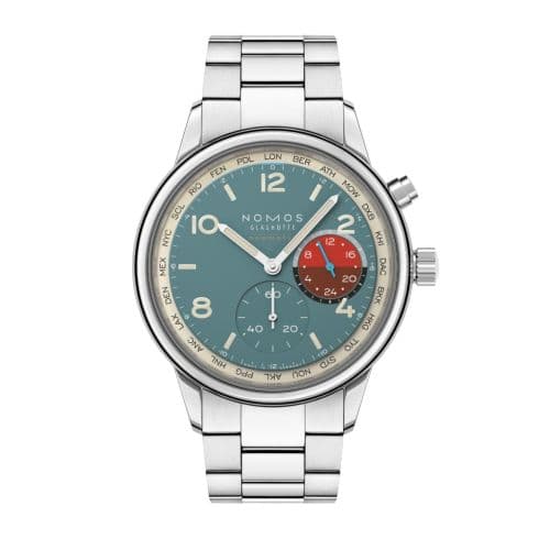 Nomos Glashütte Club Sport Neomatik Worldtimer Glacier