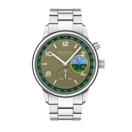Nomos Glashütte Club Sport Neomatik Worldtimer Jungle