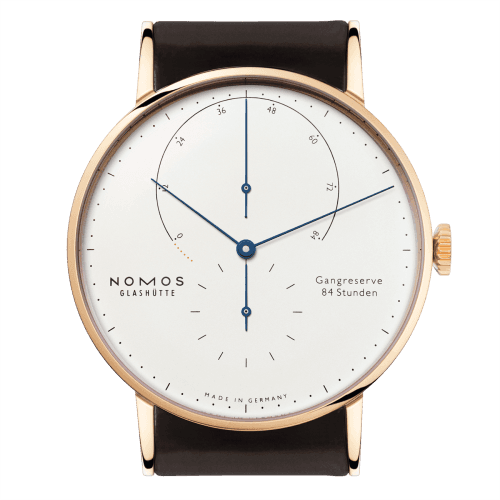 Nomos Glashütte Lambda Roségold Blue Hands