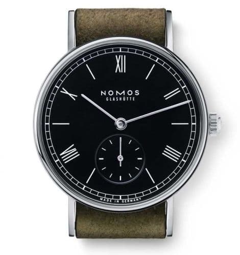 Nomos Glashütte Ludwig 33 Anthrazit Glasboden