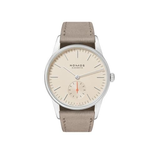 Nomos Glashütte Orion 33 Champagne / Open Case Back