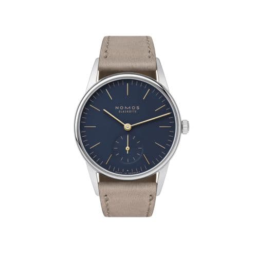 Nomos Glashütte Orion 33 Midnight Blue / Closed Case Back