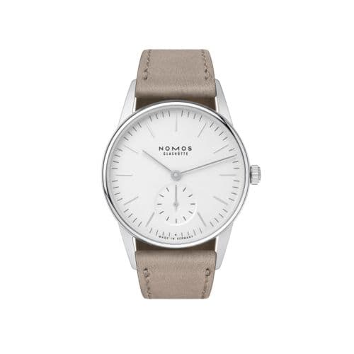 Nomos Glashütte Orion 33 White / Closed Case Back