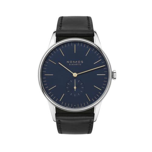 Nomos Glashütte Orion 38 Midnight Blue / Closed Case Back