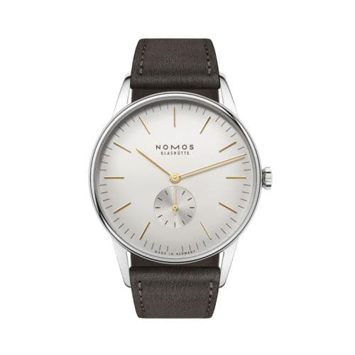 Nomos Glashütte Orion 38 Silver / Closed Case Back