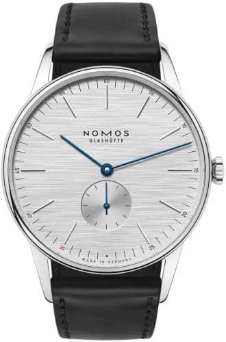 Nomos Glashütte Orion 38 Silvercut for L'Oro