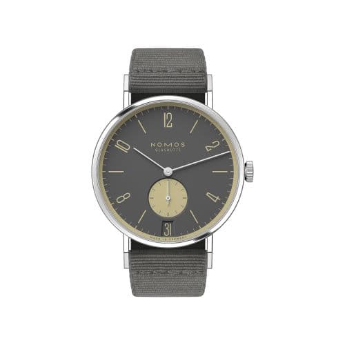 Nomos Glashütte Tangente 38 Datum Haifischgrau