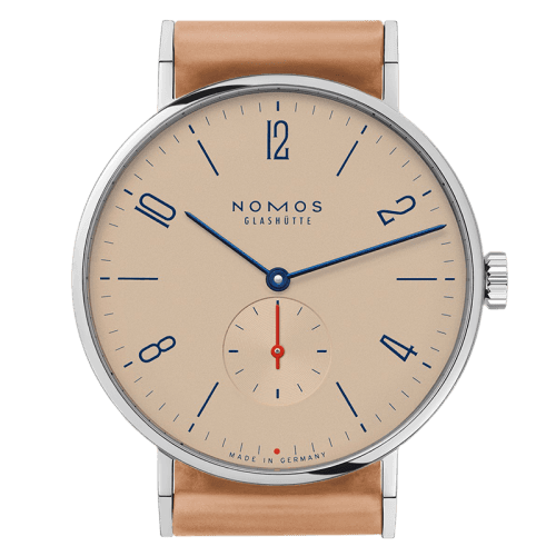 Nomos Glashütte Tangente 38 Red Dot Salmon