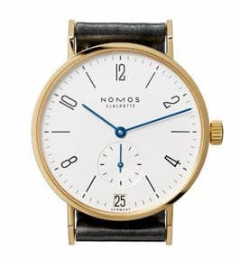 Nomos Glashütte Tangente Gold Datum