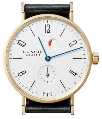 Nomos Glashütte Tangente Gold Gangreserve