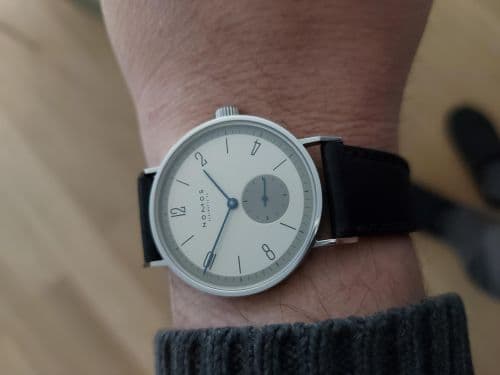 Nomos Glashütte Tangente Lange Dial