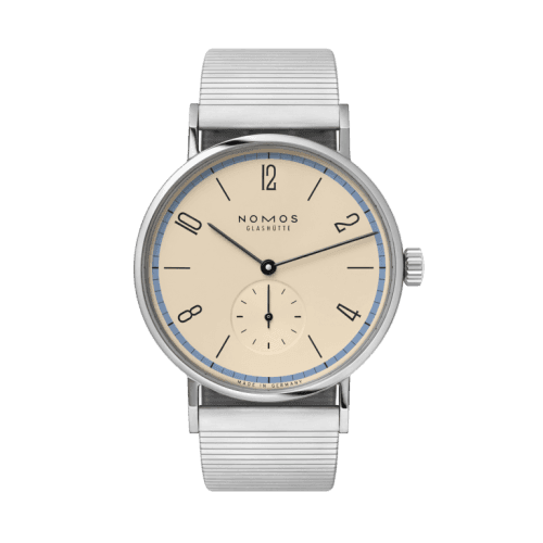 Nomos Glashütte Tangomat A Century of Bauhaus Blue